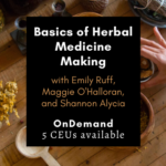 Basics of Herbal Medicine Making OnDemand