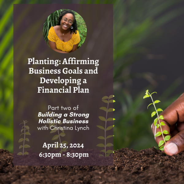 Class 2 Planting Affirm Goals Develop a Business Plan with Christina Lynch April 25 2024