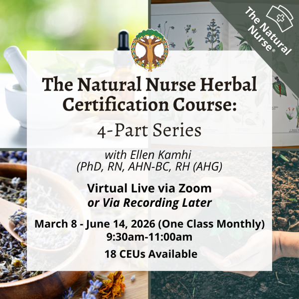 Herb, class, herbal, botany, natural nurse, distance learning