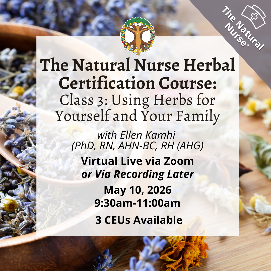 Herb, class, herbal, botany, natural nurse, distance learning