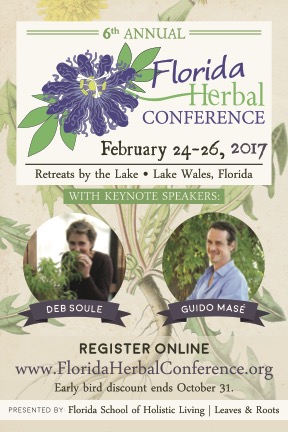 The Florida Herbal Conference 24 FHC Postcard 2017
